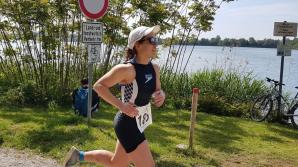 Nathalie Krause beim Deggendorfer Triathlon